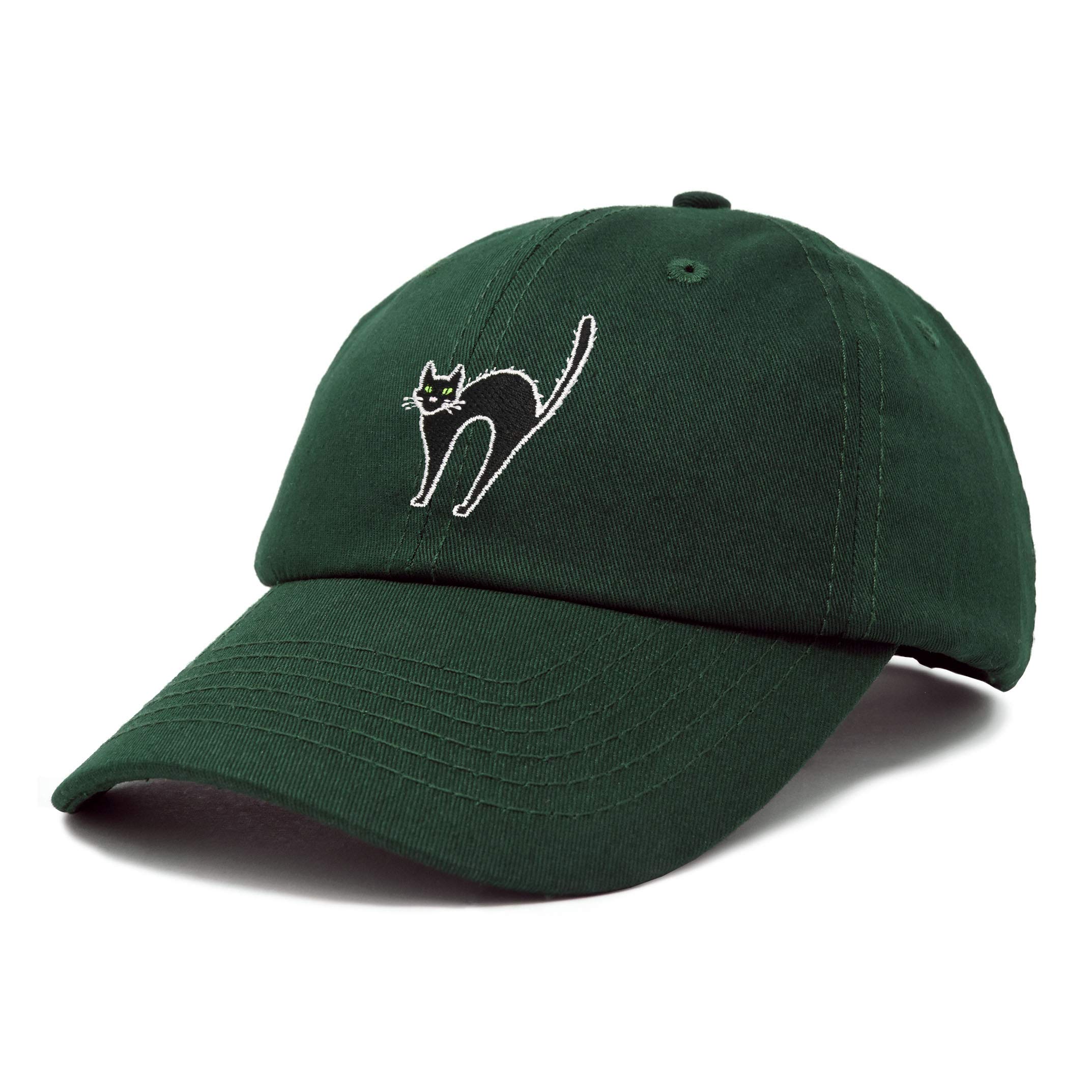 Black Cat Baseball Cap for Women - Cute Halloween Hat with Ears - Perfect for Costume Parties, Cosplay & Everyday Wear