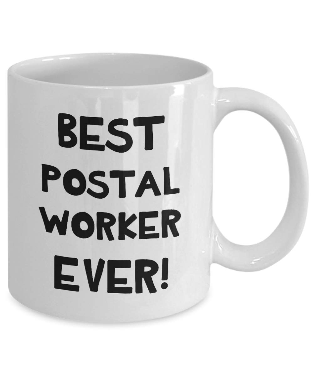 Funny & Cute Postal Worker Appreciation Gifts - Best Mail Carrier Coffee Mug for USPS, UPS, FedEx Delivery Person - Perfect Thank You Gift for Post Office Clerk, Letter Carrier & Package Handler - Great for Office Use, Coffee Breaks & Retirement Gifts