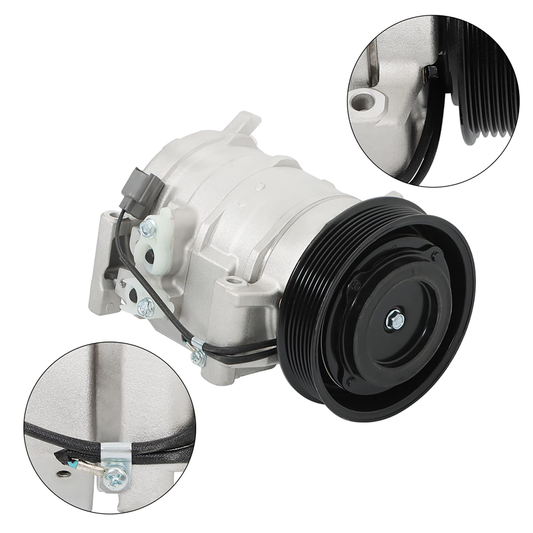 WFLNHB A/C Compressor CO9537C SD508 Replacement for Jeep Wagoneer Wrangler Cherokee Comanche - Car Air Conditioning System Repair Part for Hot Summer Days