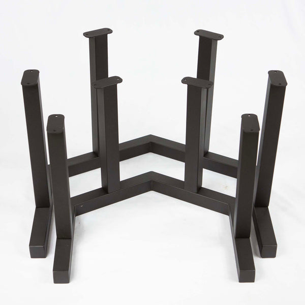 Hex Shaped Round Nesting Coffee Table Legs Set of 2 - Modern Furniture Legs for DIY Coffee Tables, Side Tables & Home Decor Projects - Perfect for Living Room, Bedroom or Office