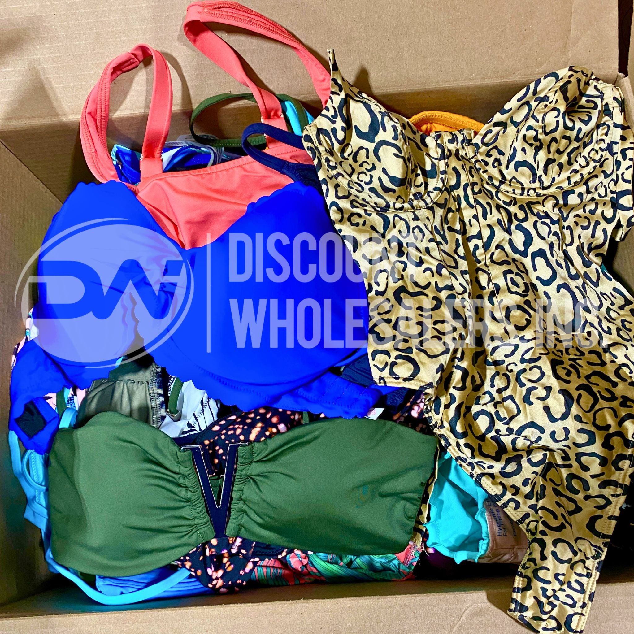 VS, Pink, Banana Moon, 7 Sins & More Assorted Swimwear - 200 Pcs Lot (Tops & Bottoms) | Perfect for Beach Vacations, Pool Parties & Summer Fashion