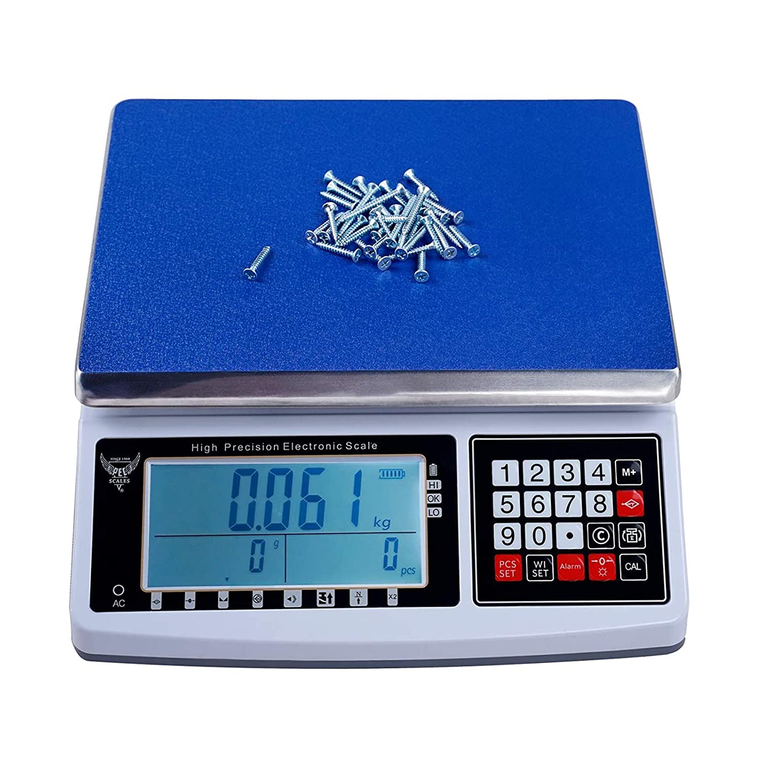 High Precision Digital PEC Counting Scale - 6.6-66LBS Shipping Postal Scale with 0.0002lb Accuracy | Perfect for Mailing Packages, Inventory Management & Small Business Shipping Needs