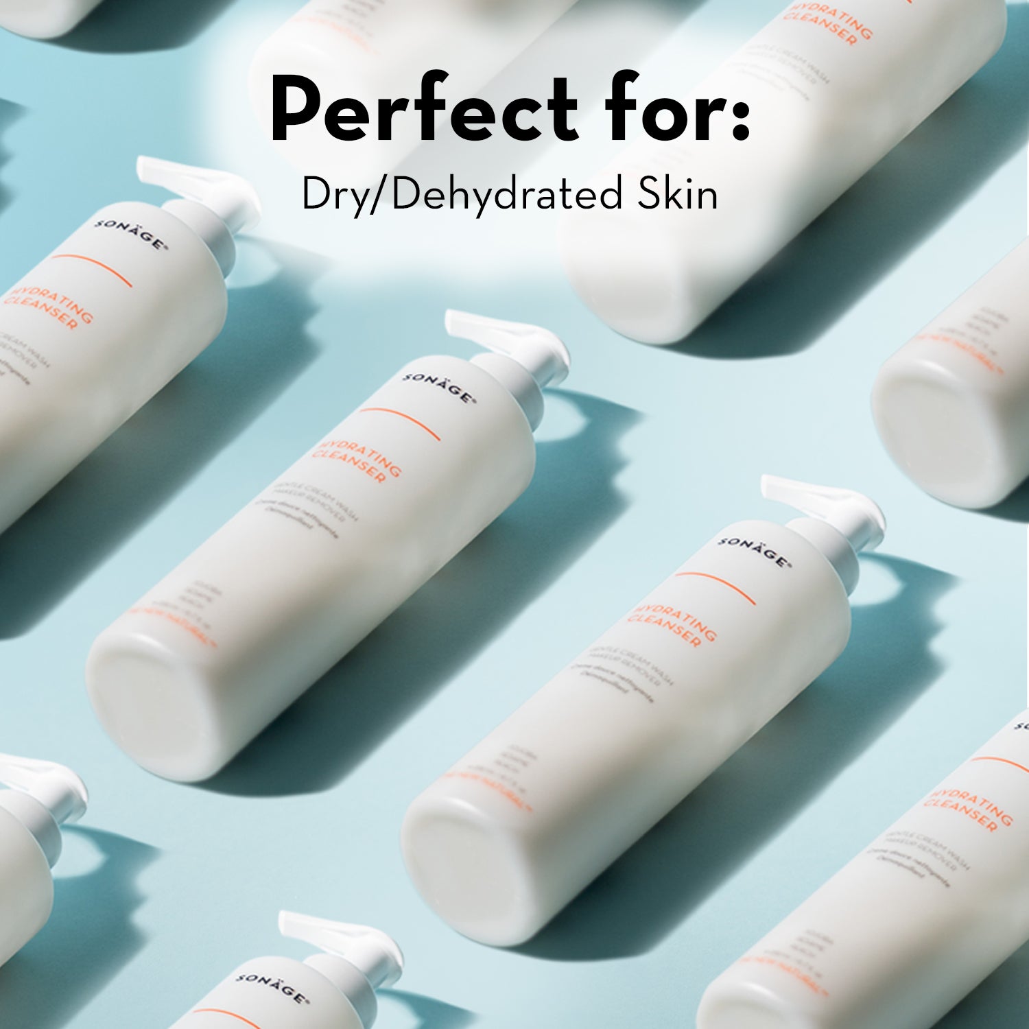 Best Hydrating Facial Cleanser for Dry & Sensitive Skin - Gentle Daily Face Wash with Hyaluronic Acid & Vitamin E - Perfect for Morning & Night Skincare Routine
