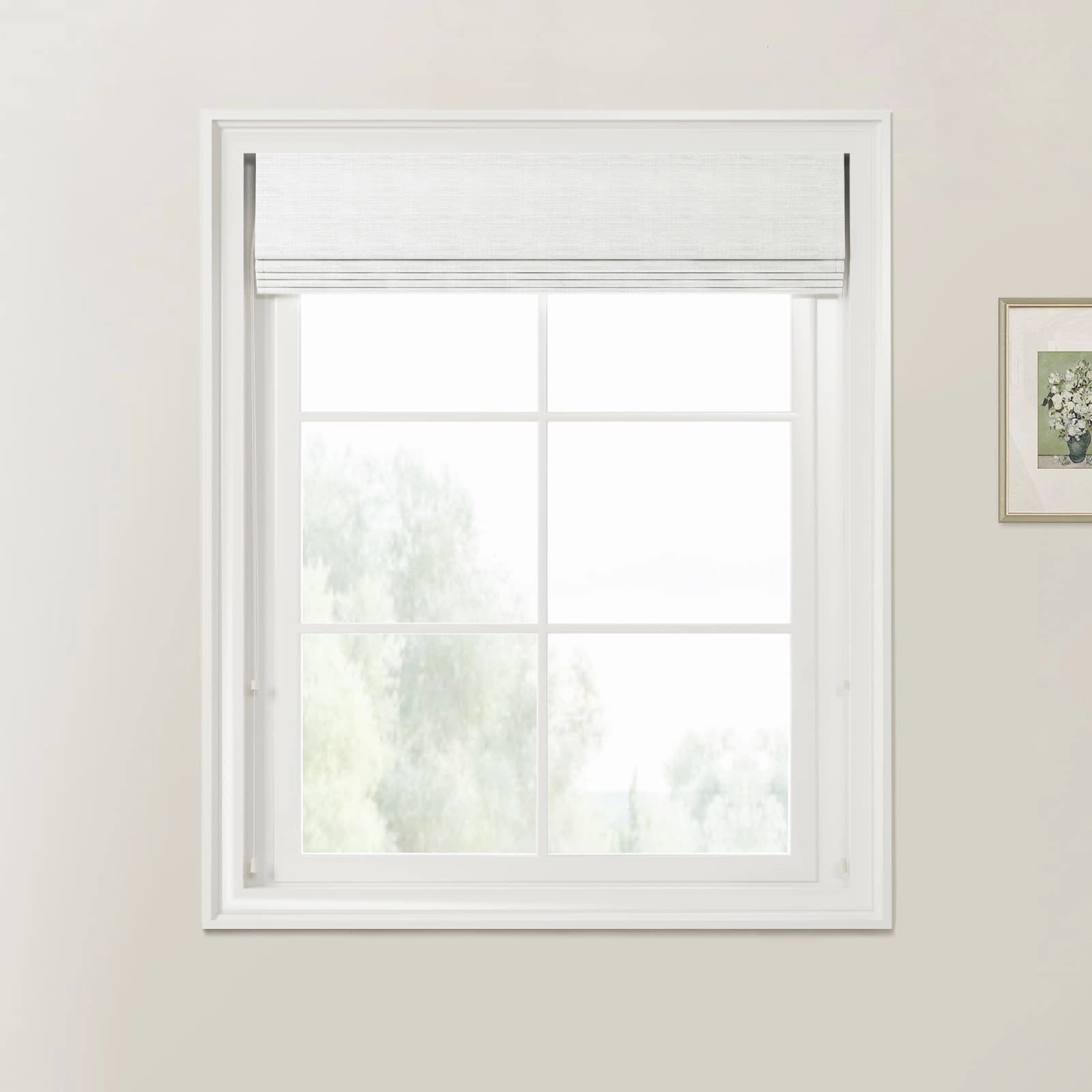 Custom Zebra Roman Blind Cord Lift - Blackout Window Shades for Home & Office - Easy Installation & Light Control