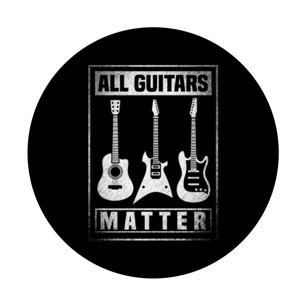 Funny Musical Instrument Guitar PopSockets - Phone Grip & Stand for iPhone, Android, Tablets | Perfect for Music Lovers & Guitar Enthusiasts