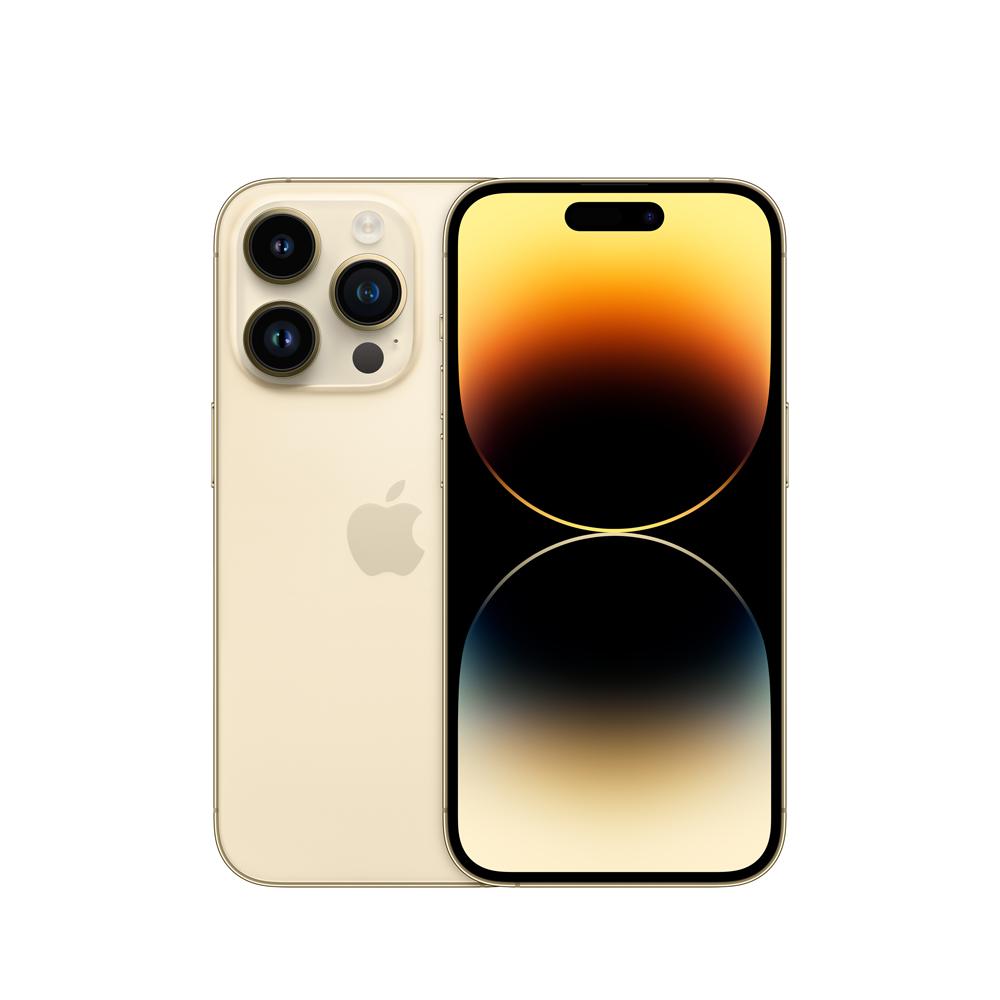 iPhone 14 Pro 128GB Gold - Premium Smartphone with A16 Bionic Chip, Pro Camera System & Super Retina XDR Display | Perfect for Photography, Gaming & Business Productivity