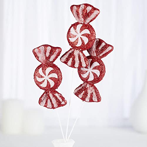 Red and White Holiday Candies
