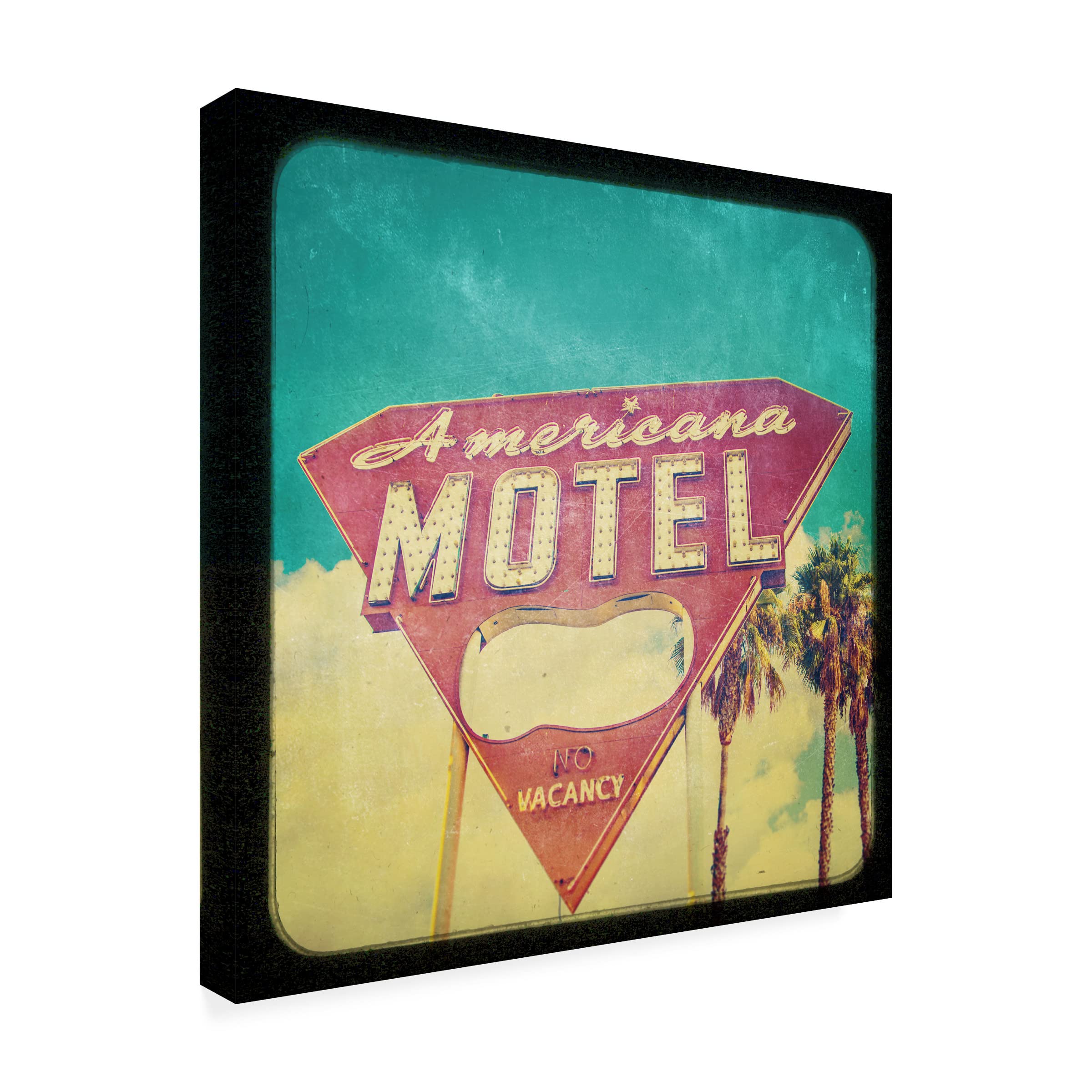 Thomas Brown 'Frames of Travel VII' Canvas Wall Art Print - Premium Framed Travel Landscape Painting for Living Room, Bedroom & Office Decor