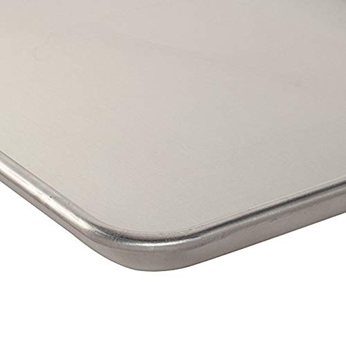 Nordic Ware Natural Aluminum Jelly Roll Pan - 10.5 x 15.5 Inch Non-Stick Baking Sheet for Cakes, Cookies & Swiss Rolls - Perfect for Home Bakers & Holiday Desserts