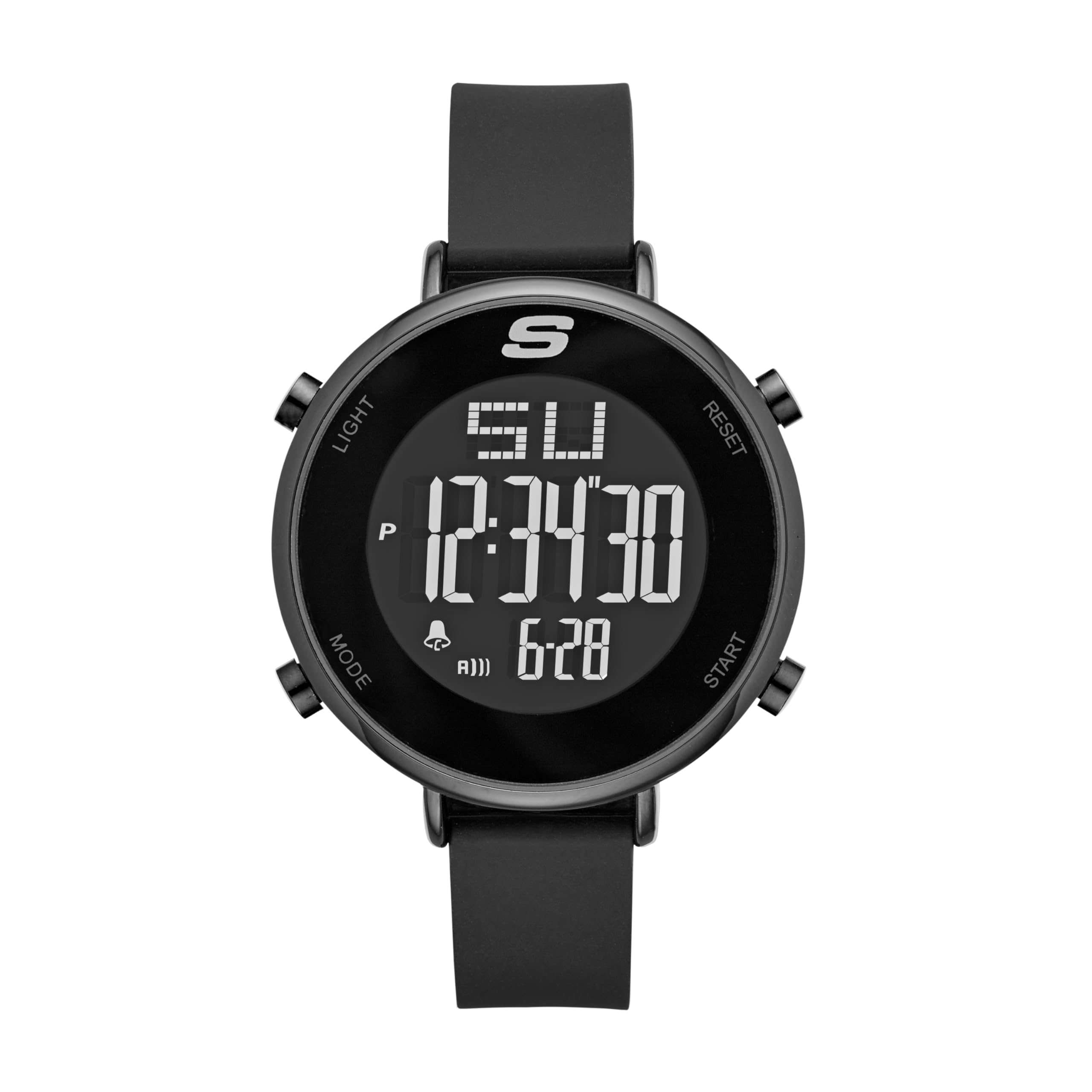 Skechers Magnolia Digital Silicone Watch for Women - Stylish Waterproof Sports Watch with Alarm & Stopwatch - Perfect for Running, Gym & Everyday Wear