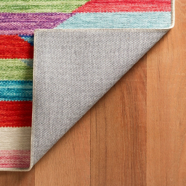 Hotline Multi Machine Washable Rug - Durable & Easy Clean Non-Slip Area Rug for Living Room, Bedroom, Kitchen - Perfect for High Traffic Homes & Pet Owners