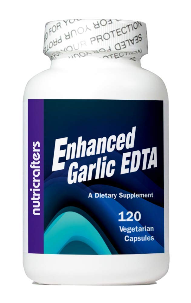 3 Bottles Enhanced Garlic EDTA Supplement with Free Nattokinase - Supports Heart Health & Circulation for Active Adults