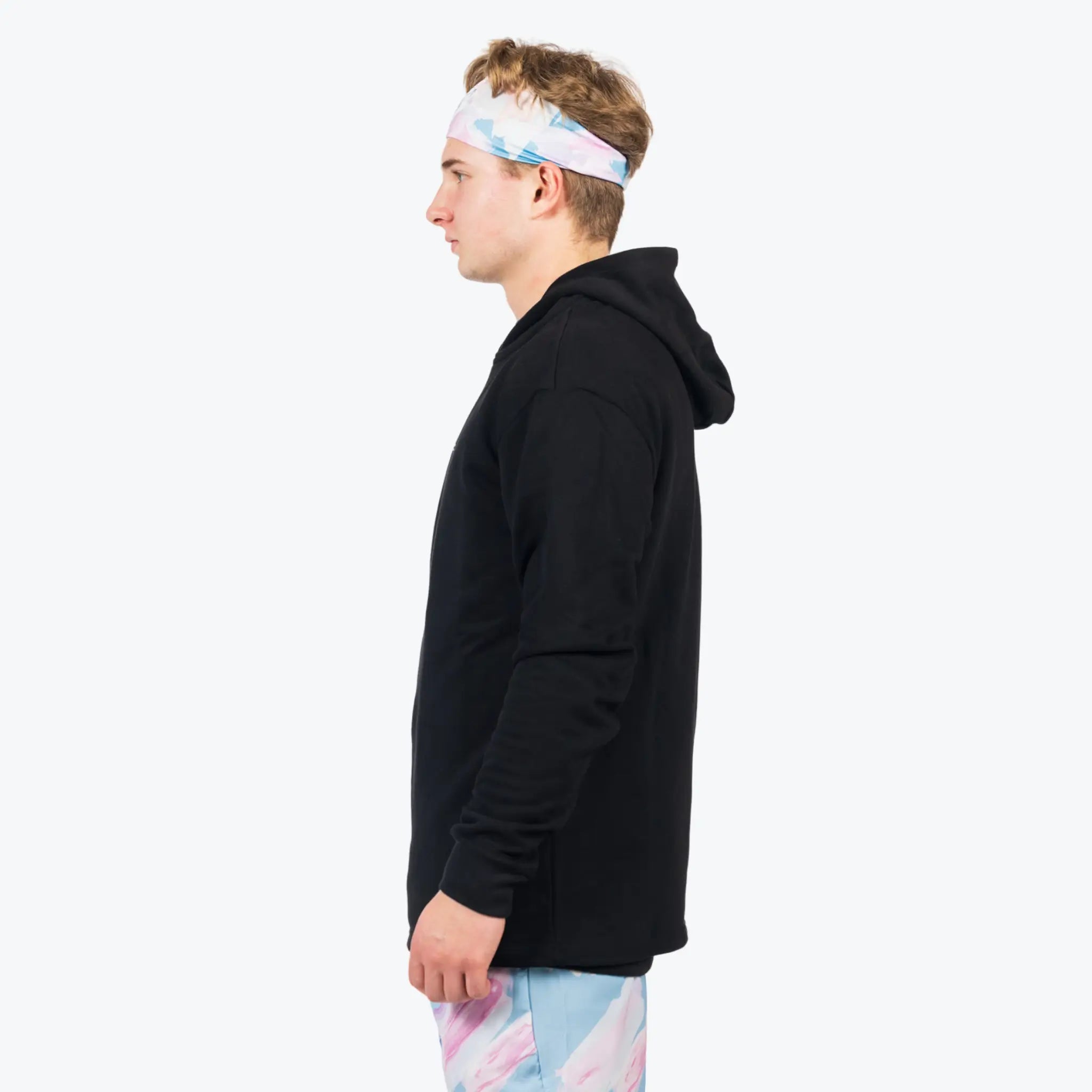 FUNDAMENTALS OFF Day Heavyweight Hoodie for Men & Women - Premium Cotton Blend, Warm & Comfortable Pullover Sweatshirt - Perfect for Casual Wear, Gym, and Outdoor Activities - Black