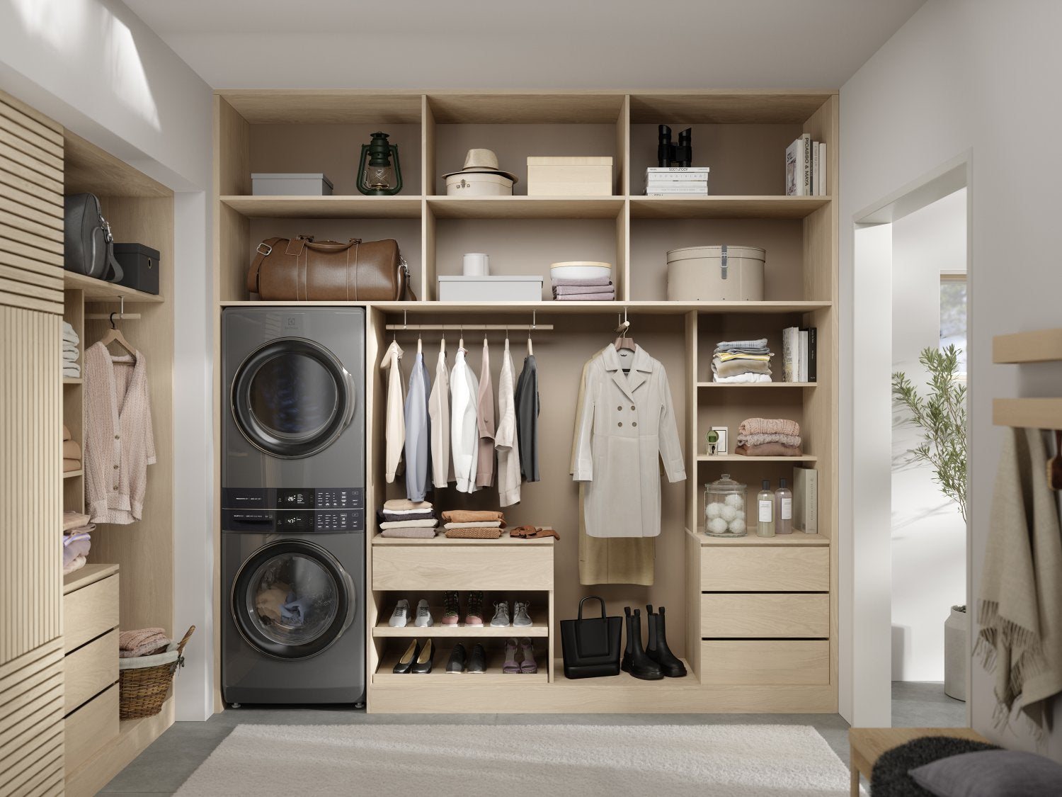 Electrolux Titanium Laundry Tower with SmartBoost® Washer (5.2 Cu.Ft) & Electric Dryer (8 Cu.Ft) - ELTE760CAT - Perfect for Large Families & Heavy-Duty Laundry Needs