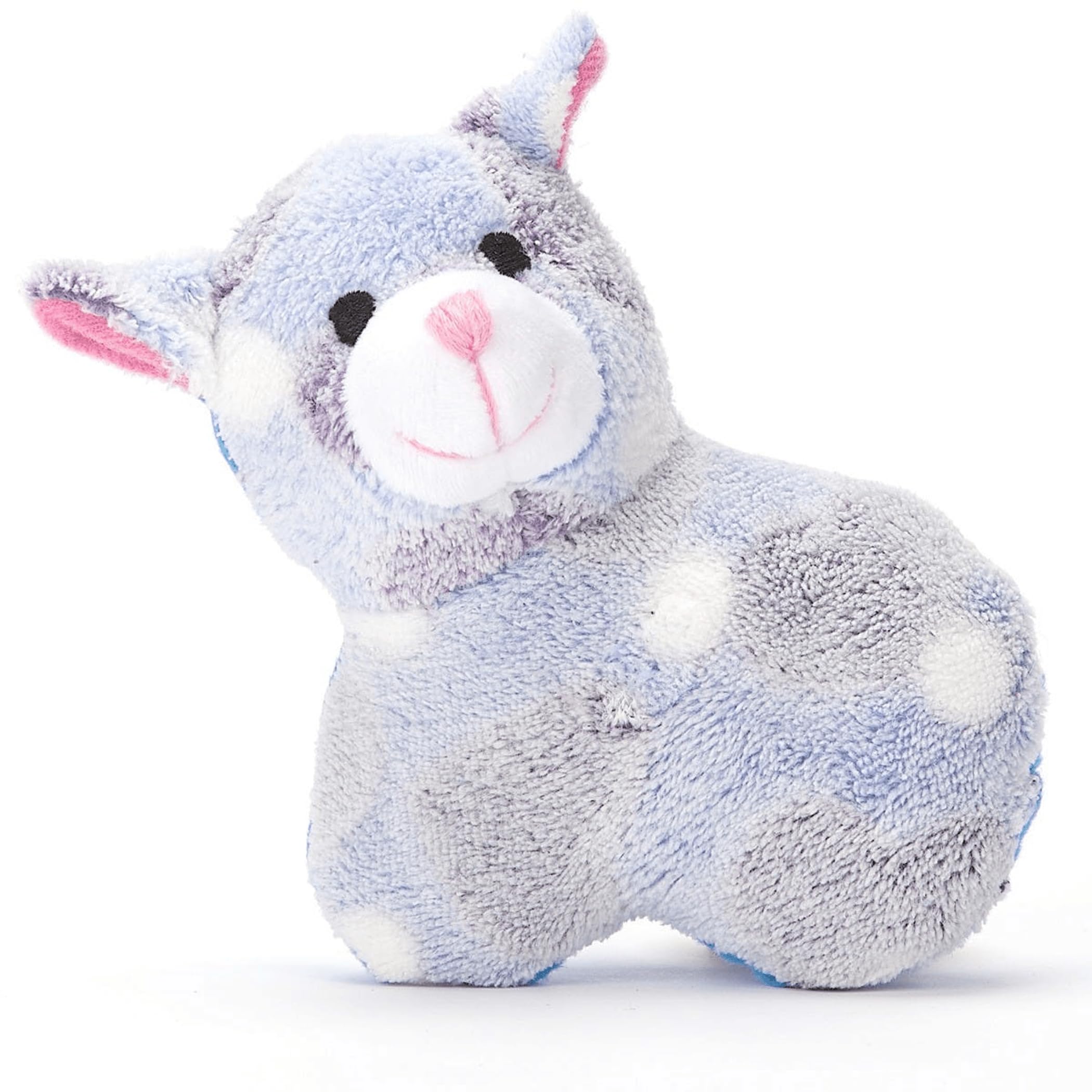 Zanies Silly Squad Dog Chew Toys - Soft Plush Lamb Toy for Small & Medium Dogs, 5