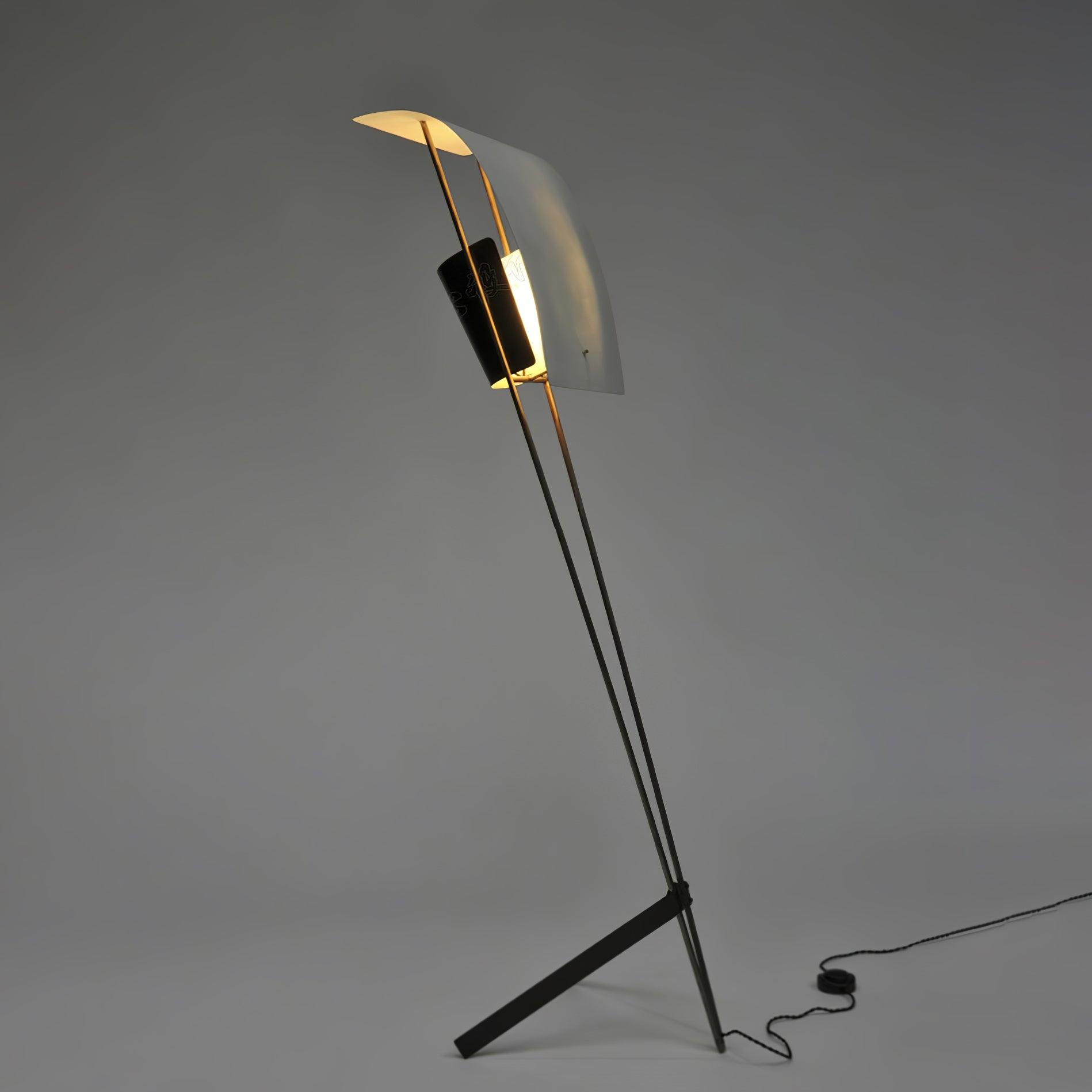 Modern Kite Floor Lamp - Adjustable LED Standing Light for Living Room, Bedroom & Office - Bright & Energy-Efficient Home Decor Lighting