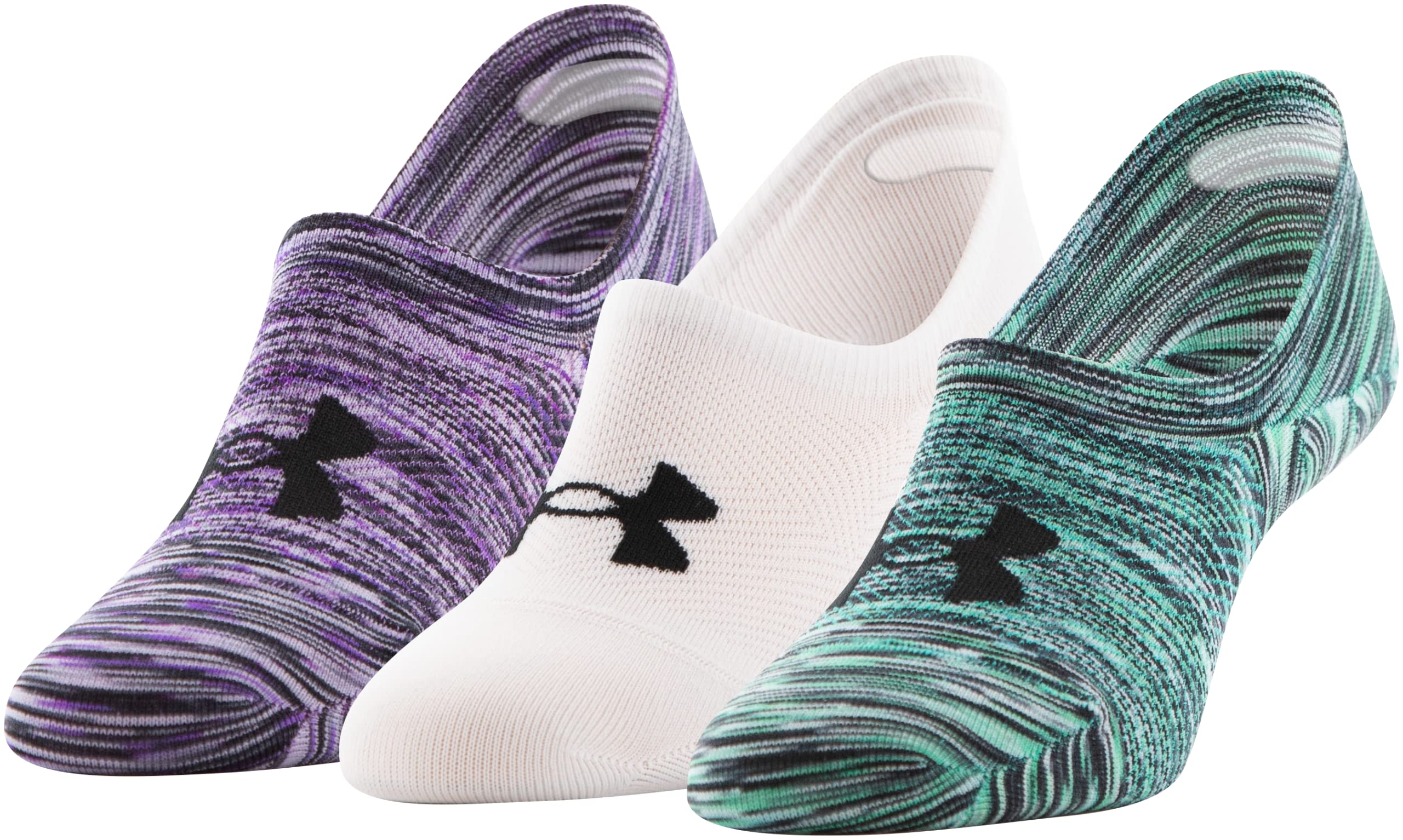 Under Armour Women's Breathe Lite Ultra Low Cut Socks - Moisture Wicking Athletic Socks for Running, Gym & Workout - Pack of 3 Pairs