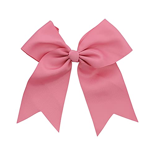 Mauve Jumbo Bow Clip with Tails - Elegant Hair Accessory for Weddings, Parties, and Special Events