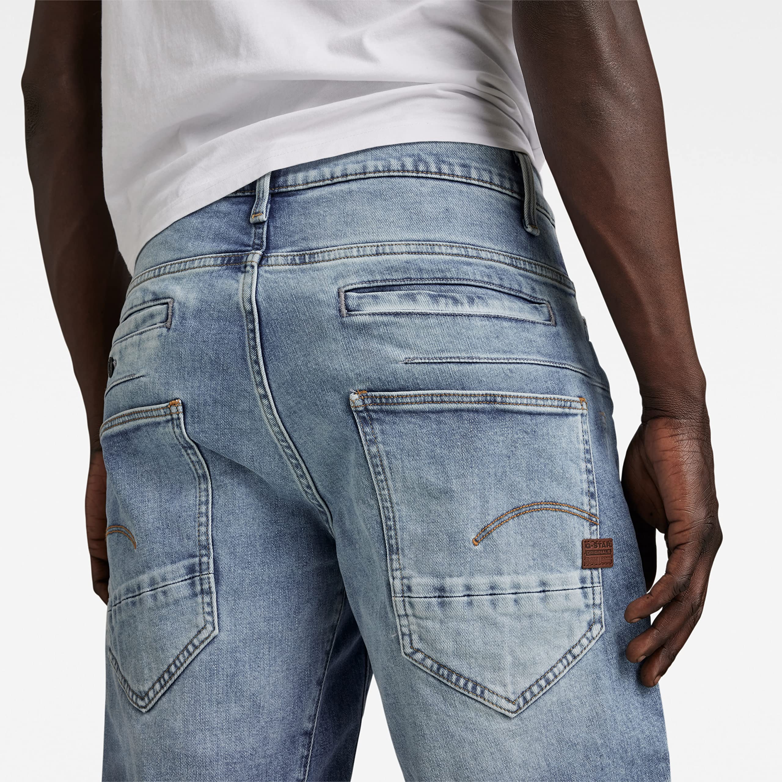 G-STAR Men's D-STAQ 3D Straight Fit Denim Shorts | Classic Blue Jeans Shorts for Men | Casual Summer Wear, Street Style & Everyday Comfort