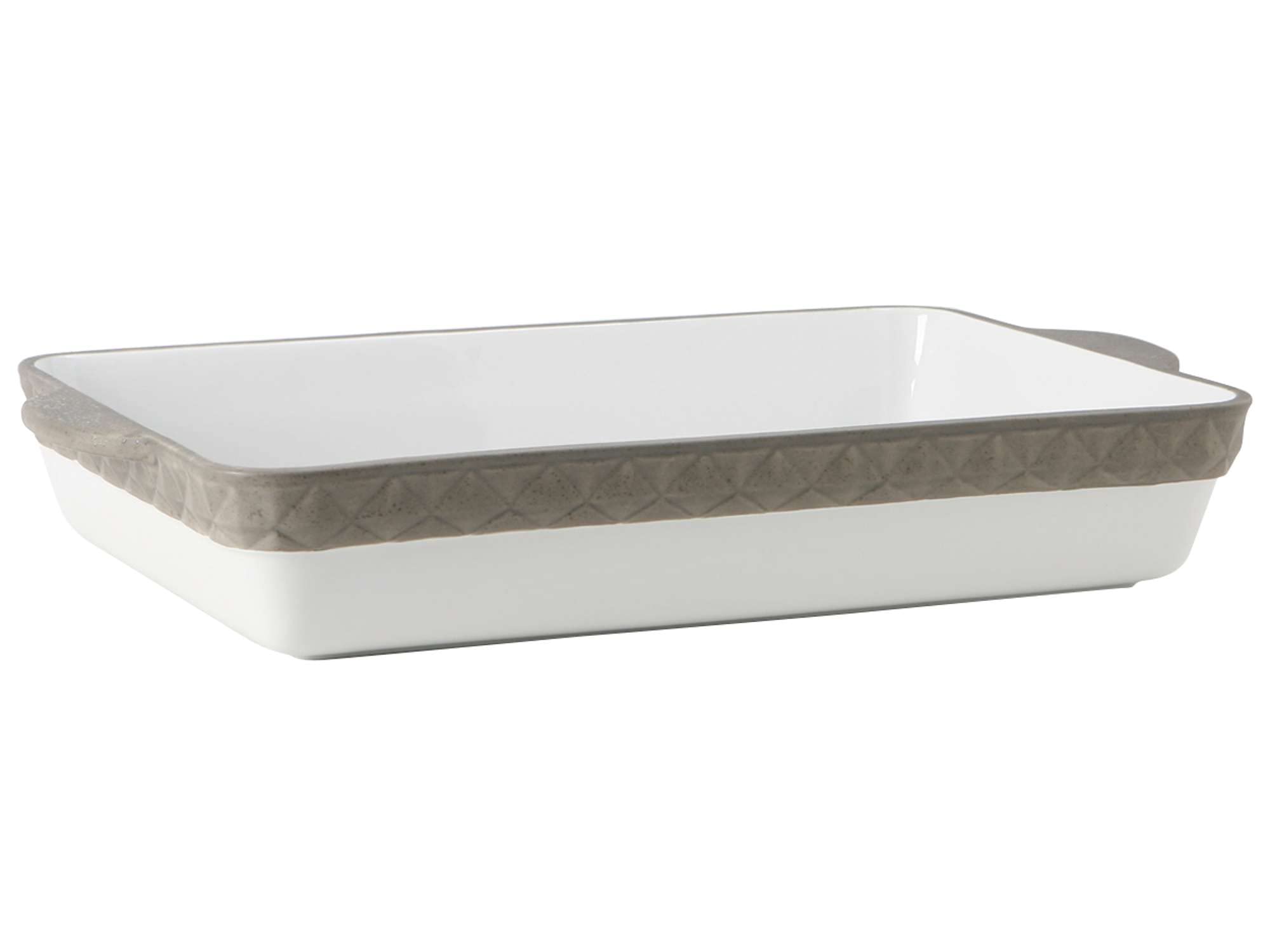 Premium Tuxton DisplayTux Black Truffle Porcelain Casserole Dish Set - 6.25 Quart (2-Piece), Bright White, Scratch & Chip Resistant, Lead-Free, Dishwasher & Oven Safe - Perfect for Baking, Serving, and Entertaining at Dinner Parties