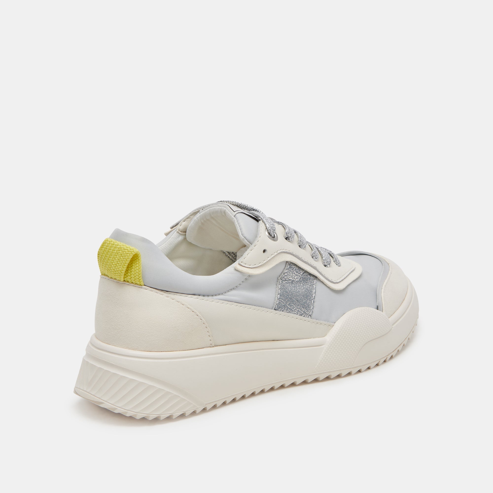 LAVINE Silver Multi Nylon Sneakers - Lightweight Comfortable Running Shoes for Women & Men | Perfect for Gym, Workout, and Casual Wear