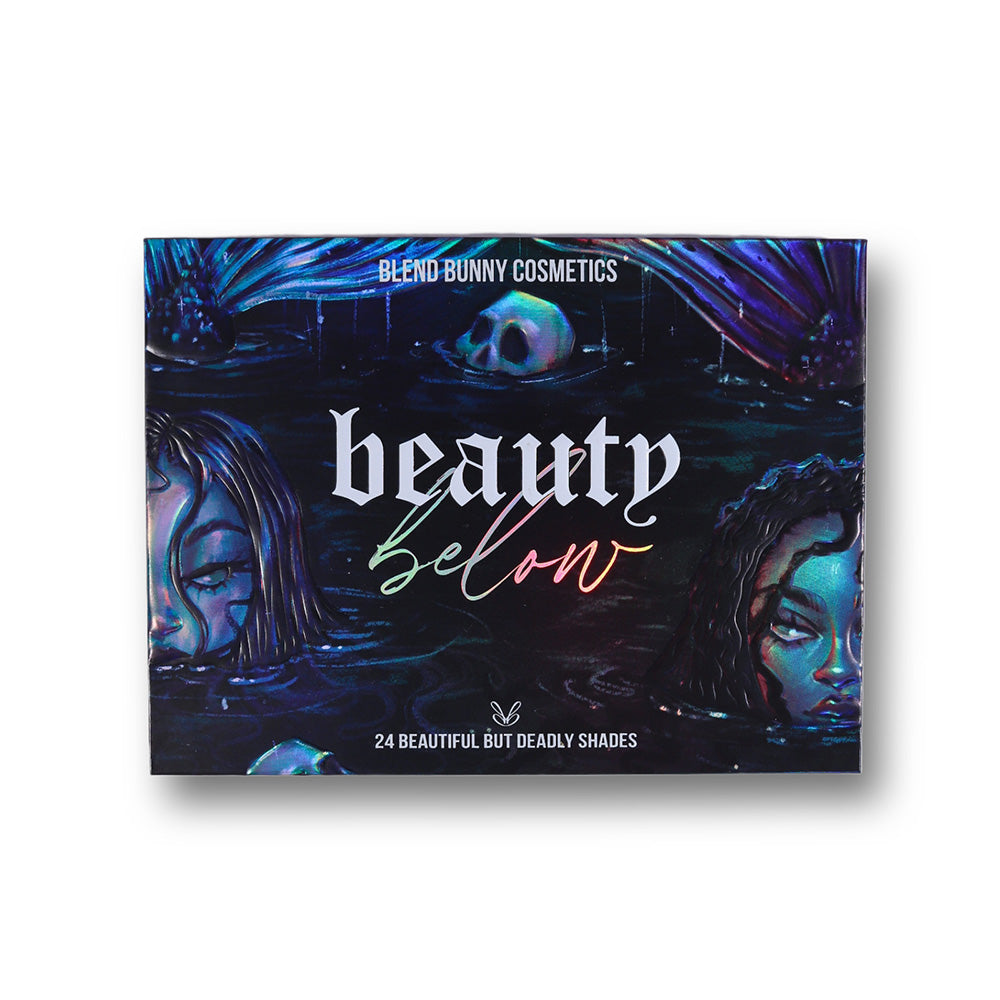 Blend Bunny Cosmetics Beauty Below Eyeshadow Palette - Highly Pigmented Eye Makeup Palette for Smokey & Natural Looks | Perfect for Daily Wear & Special Occasions