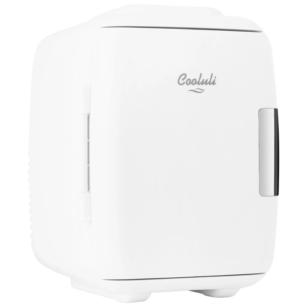 Cooluli Classic 4L Mini Fridge - Portable Electric Cooler & Warmer for Skincare, Cosmetics, Beverages | Perfect for Bedroom, Office, Dorm & Travel Use