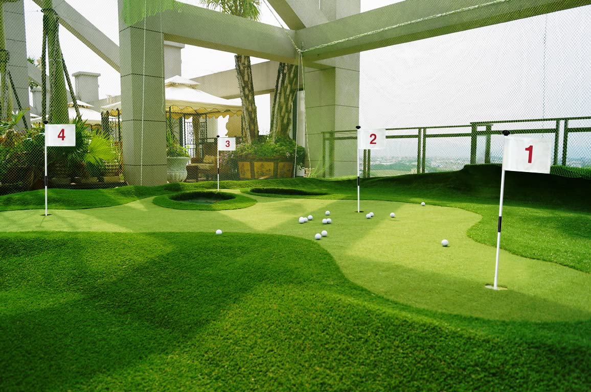X·CELLENT Mini Golf Putting Green Flag & Hole Cup Set - Portable 2-Section Fiberglass Golf Flag Sticks for Yard Practice | Perfect Golf Training Aid & Backyard Game Equipment | Great Gift for Golf Enthusiasts (Ideal for Home Practice, Backyard Fun & Indoor Golf Games)