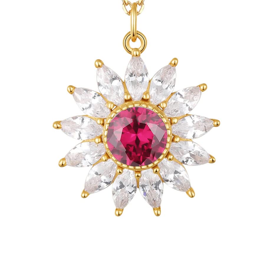07 July Birthstone Necklace