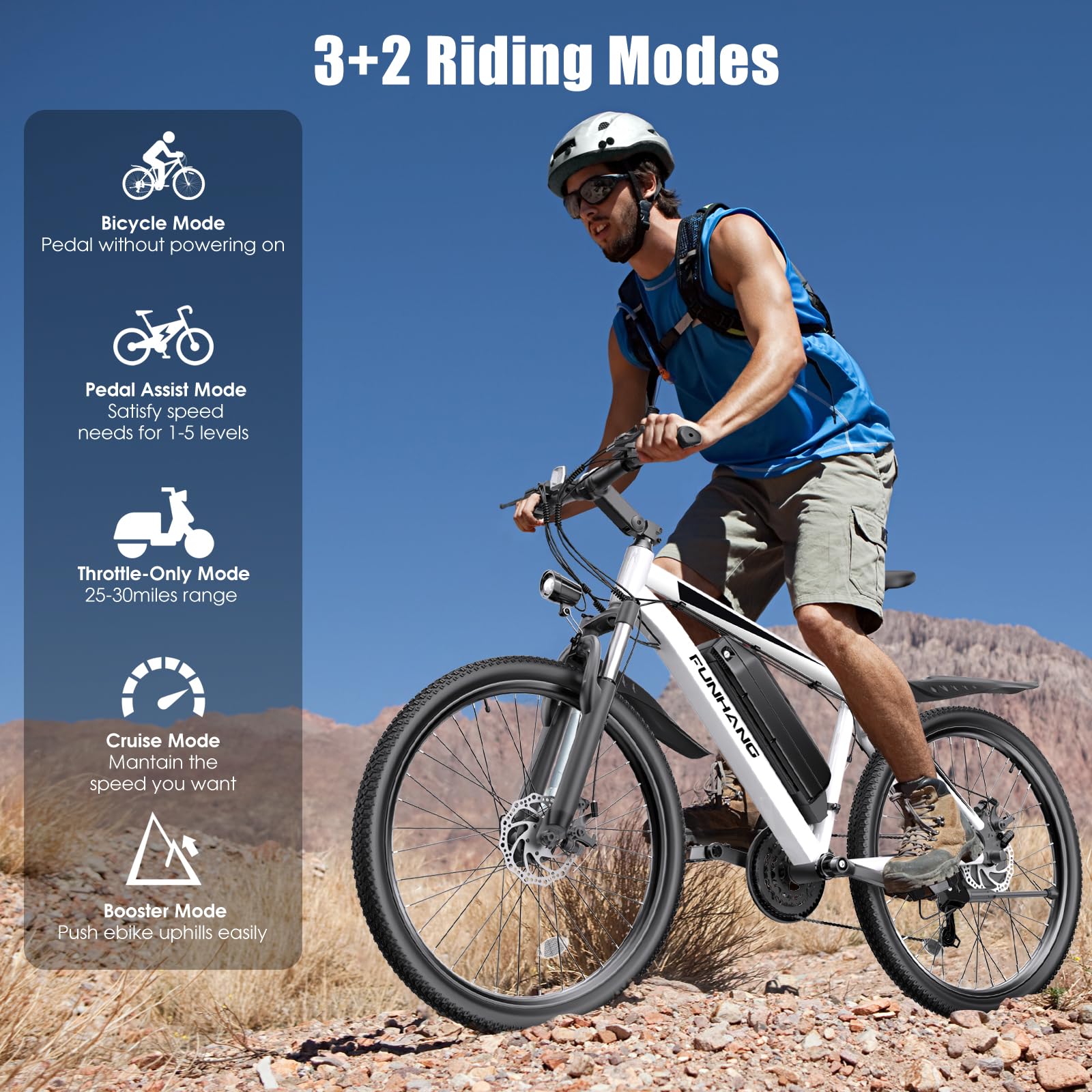 **1000W Electric Bike for Adults - Peak 26