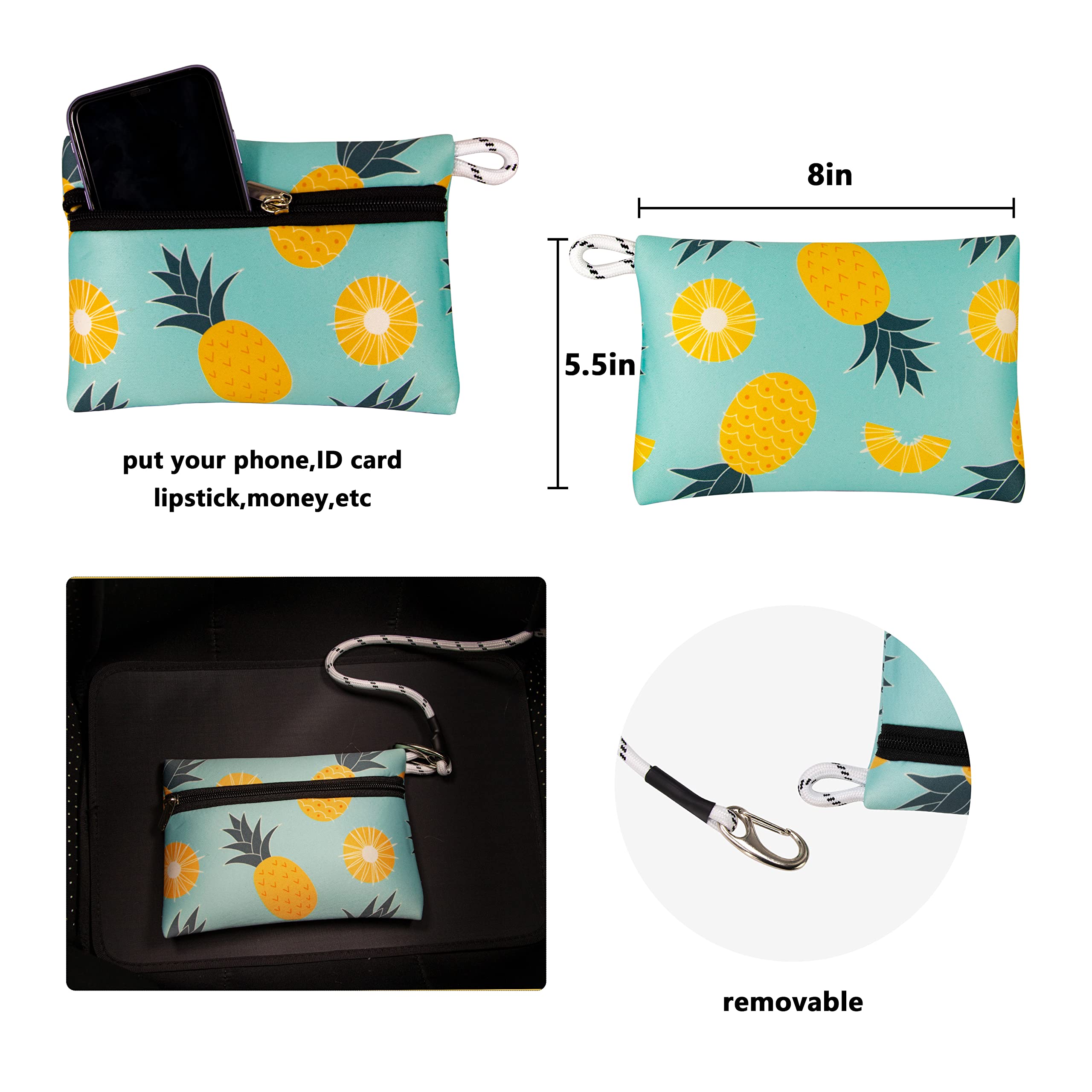 Waterproof Neoprene Tote Bag - Beach & Travel Shoulder Bag for Women & Men - Perfect for Pool & Summer Outings