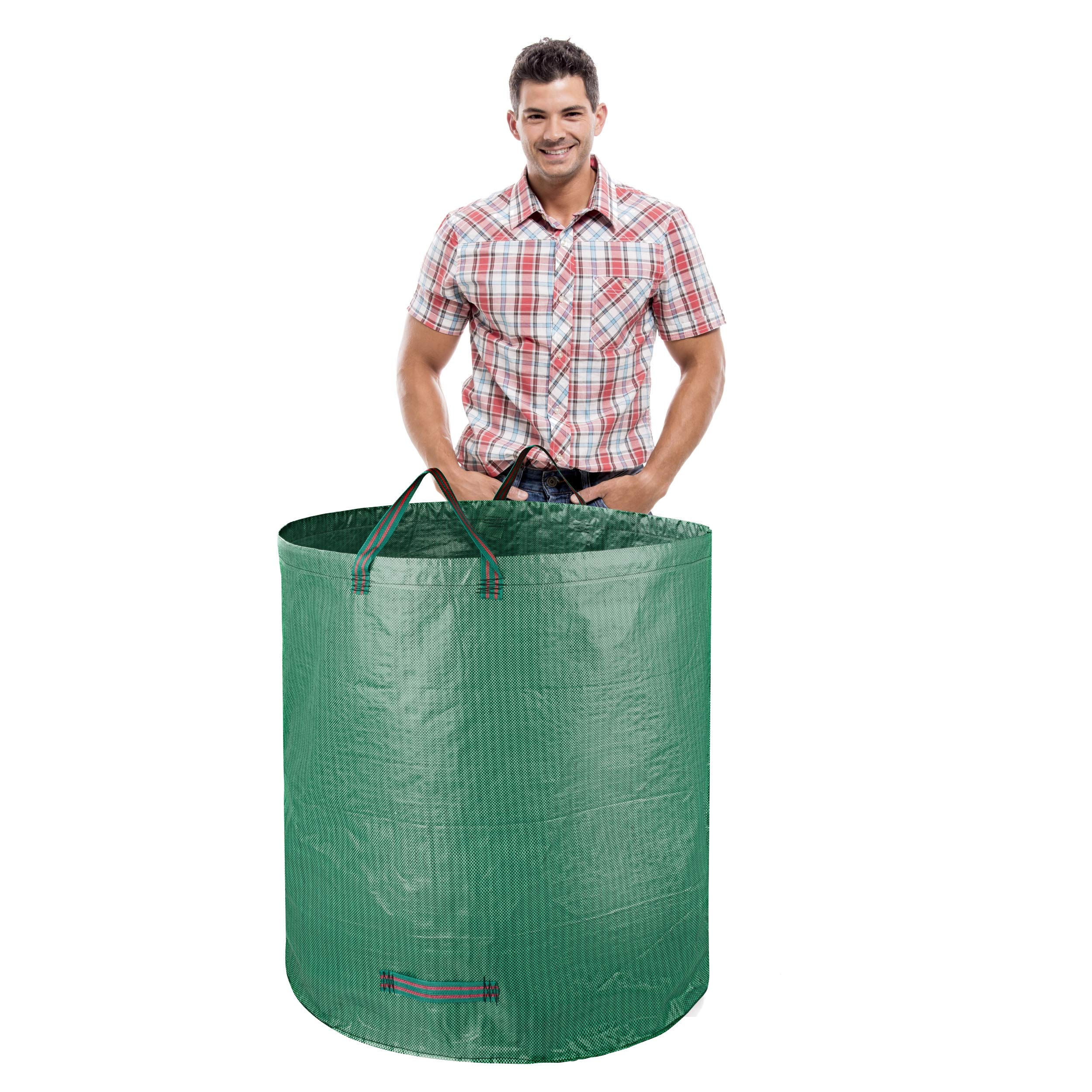 2-Pack 132 Gallons Heavy Duty Reusable Garden Waste Bags (34