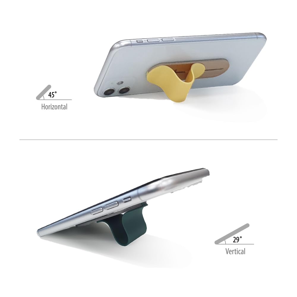 Original Multi-Band Phone Grip - Secure Hand Strap Holder with Slim Finger Loop for Selfies | Fashionable Phone Stand Compatible with Most Smartphones | Perfect for Selfies, Gaming, and Hands-Free Use