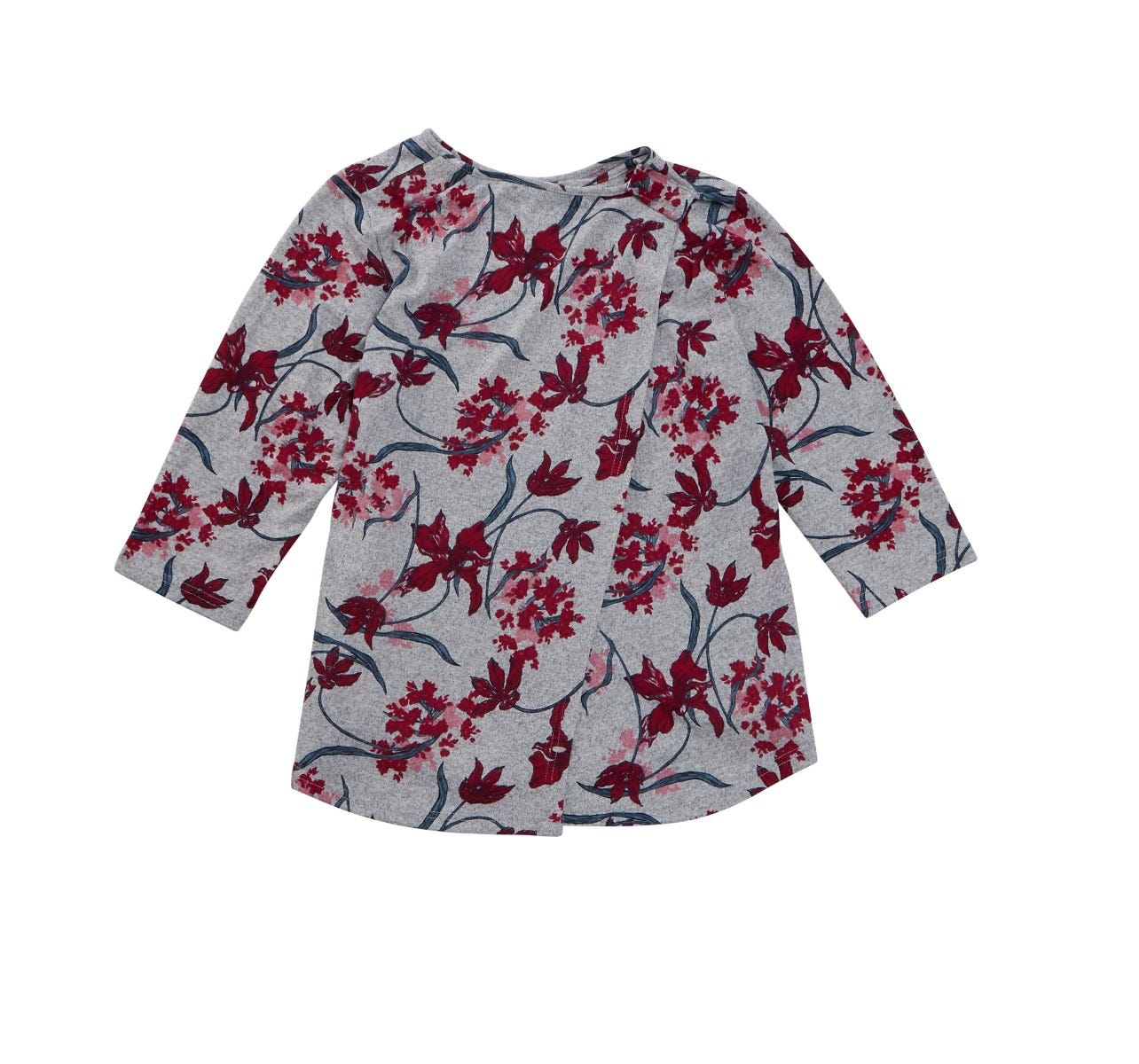 GRAY/RED FLORAL | (sv1398)