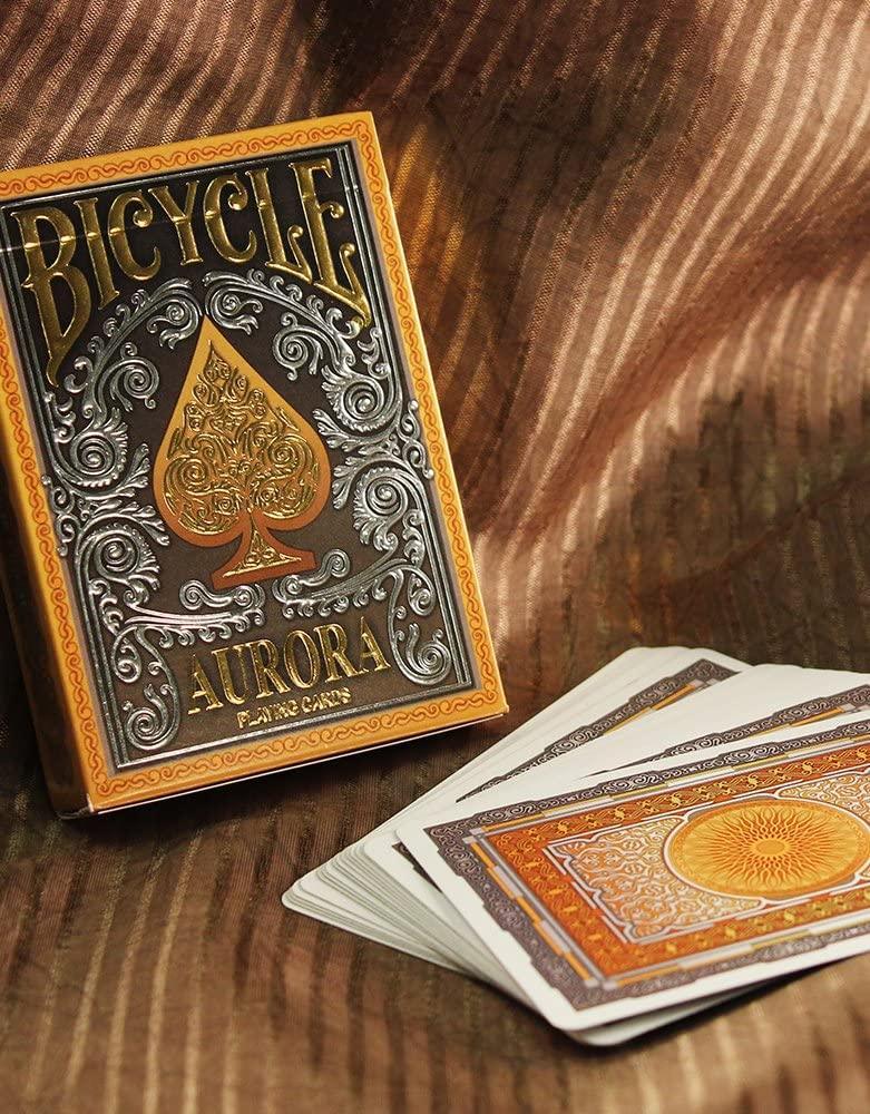 Aurora Bicycle Playing Cards - Premium Quality Poker Cards for Magic Tricks, Card Games & Collectibles - Perfect for Poker Nights, Magic Shows & Gifts