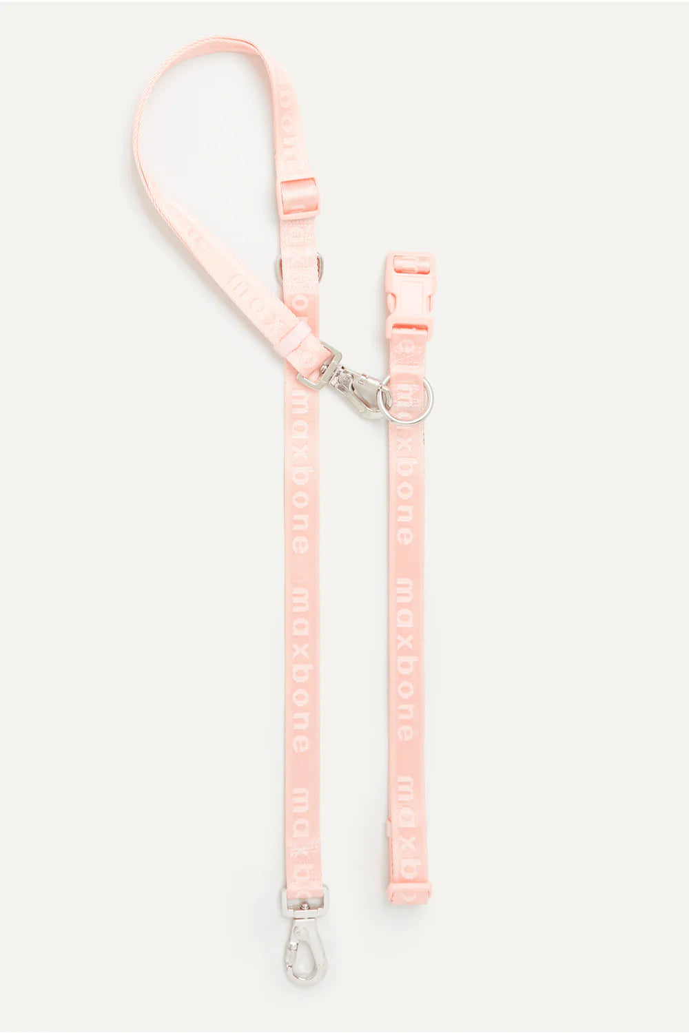 Hands Free Dog Leash - Adjustable Waist Leash for Running, Walking & Hiking - Soft Peach Color - Perfect for Active Pet Owners & Outdoor Adventures