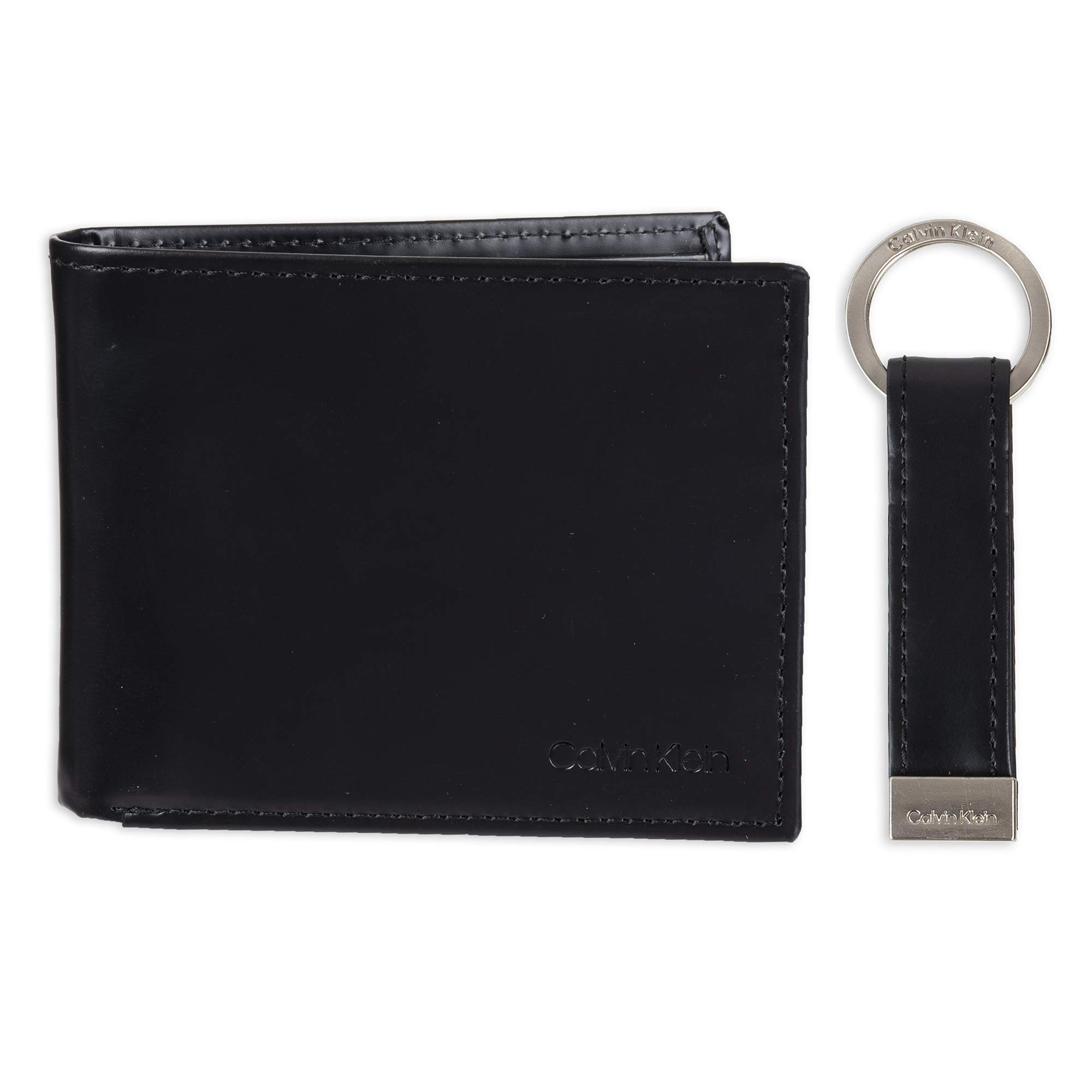 Calvin Klein Men's Wallet Set - Slim Minimalist RFID Blocking Bifold & Card Holder Wallet for Everyday Use | Perfect Gift for Dad, Husband, Boyfriend | Business, Travel & Daily Essentials