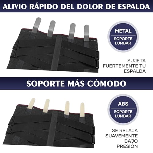 Adjustable Back Support Belt for Men & Women - Lower Back Pain Relief, Lumbar Brace for Herniated Disc & Sciatica - Breathable Work Belt (X-Large, Black) - Ideal for Office, Construction & Post-Surgery Recovery