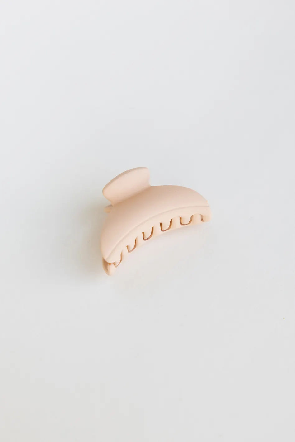 Matte Pink Claw Clip for Women - Strong Hold Hair Clips for Thick Hair, Non-Slip Hair Accessories for Ponytail, Bun & Updo Hairstyles - Perfect for Work, Gym, Running & Daily Use