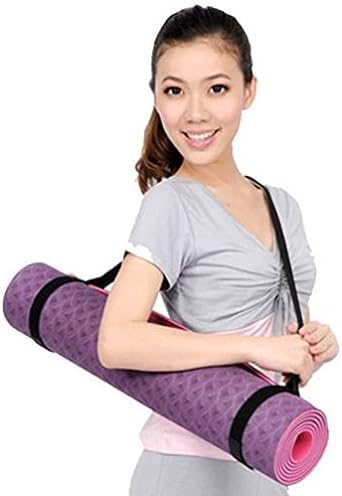 Premium Black Yoga Mat Harness Strap - Adjustable Carrying Sling for Yoga, Exercise & Fitness - Perfect for Gym, Travel & Outdoor Workouts