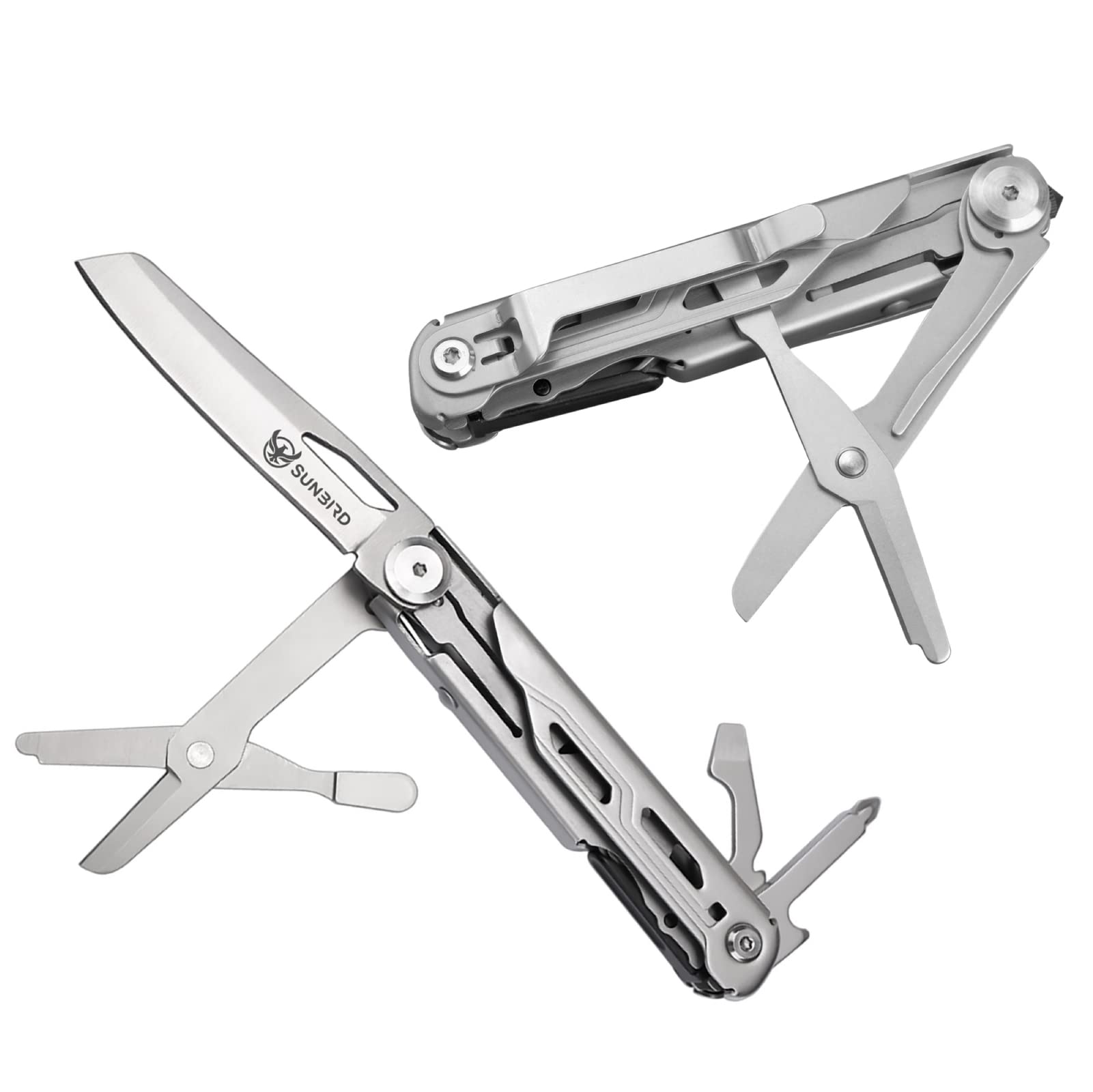 EDC Pocket Knife with Clip - Multitool Folding Knife with Window Breaker, Scissors & Safety Lock | Portable Survival Tool for Men | Perfect for Camping, Hiking & Emergency Preparedness