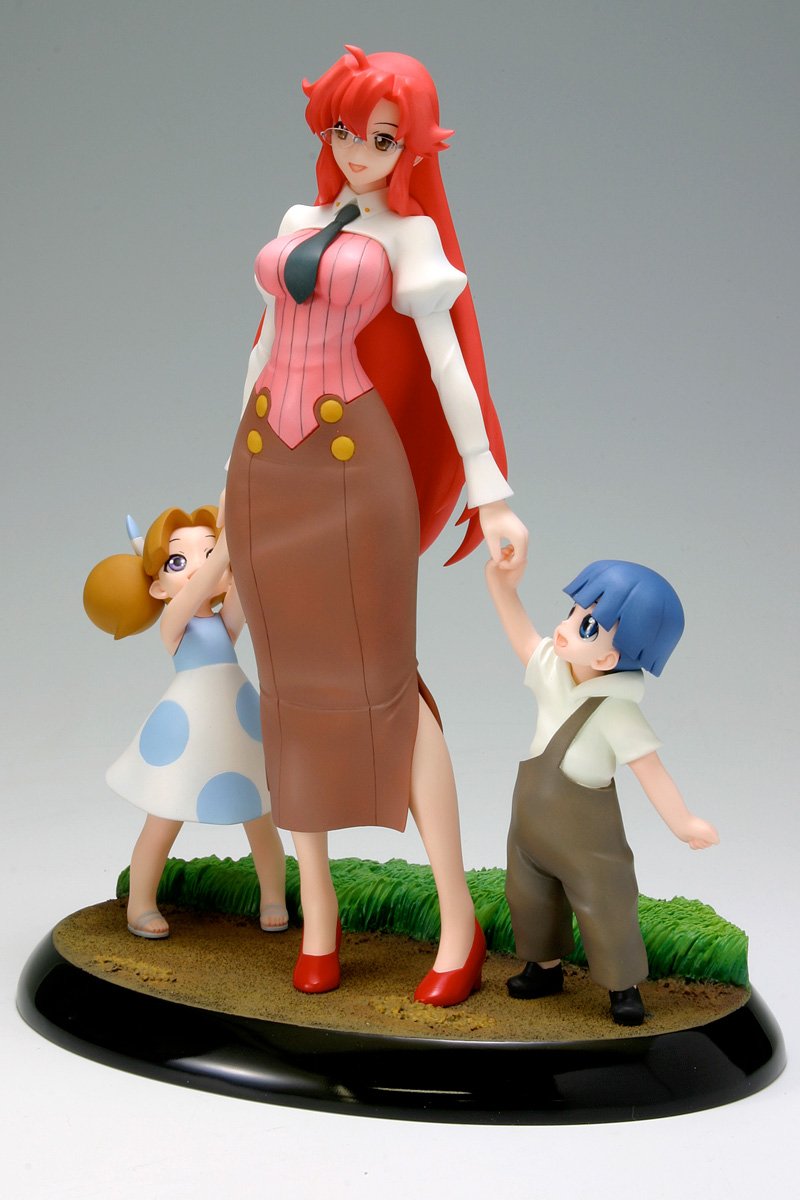 Gurren Lagann Anime Figure - Teacher Mayoko, Nakimu & Maosha 1/8 Scale PVC Collectible for Display & Anime Fans