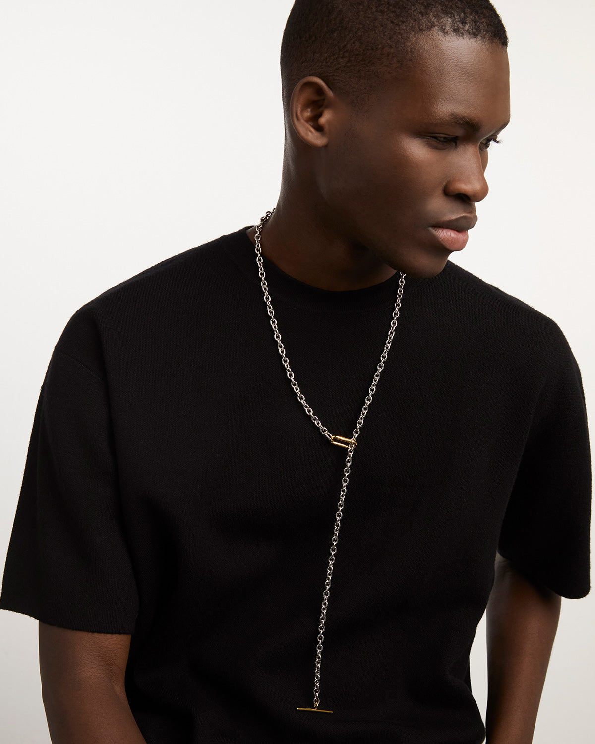 GRID4 Long Beat Chain Necklace for Women - Trendy Layered Gold Plated Jewelry - Perfect for Casual Outfits, Date Nights & Gift Giving