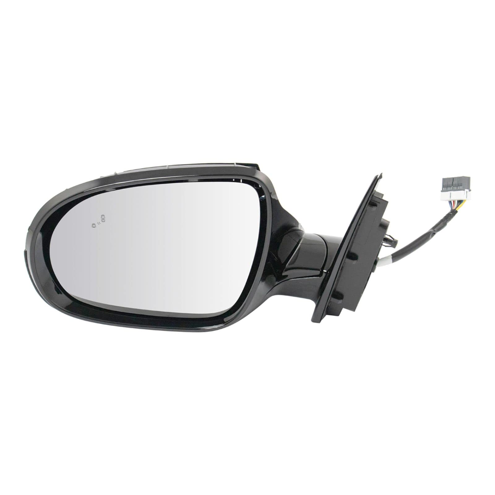 Kia Heated Power Folding Side Mirror with Turn Signal & Blind Spot Detection - Paint to Match Left Side (Driver Side) - Perfect for Winter Driving & Enhanced Safety