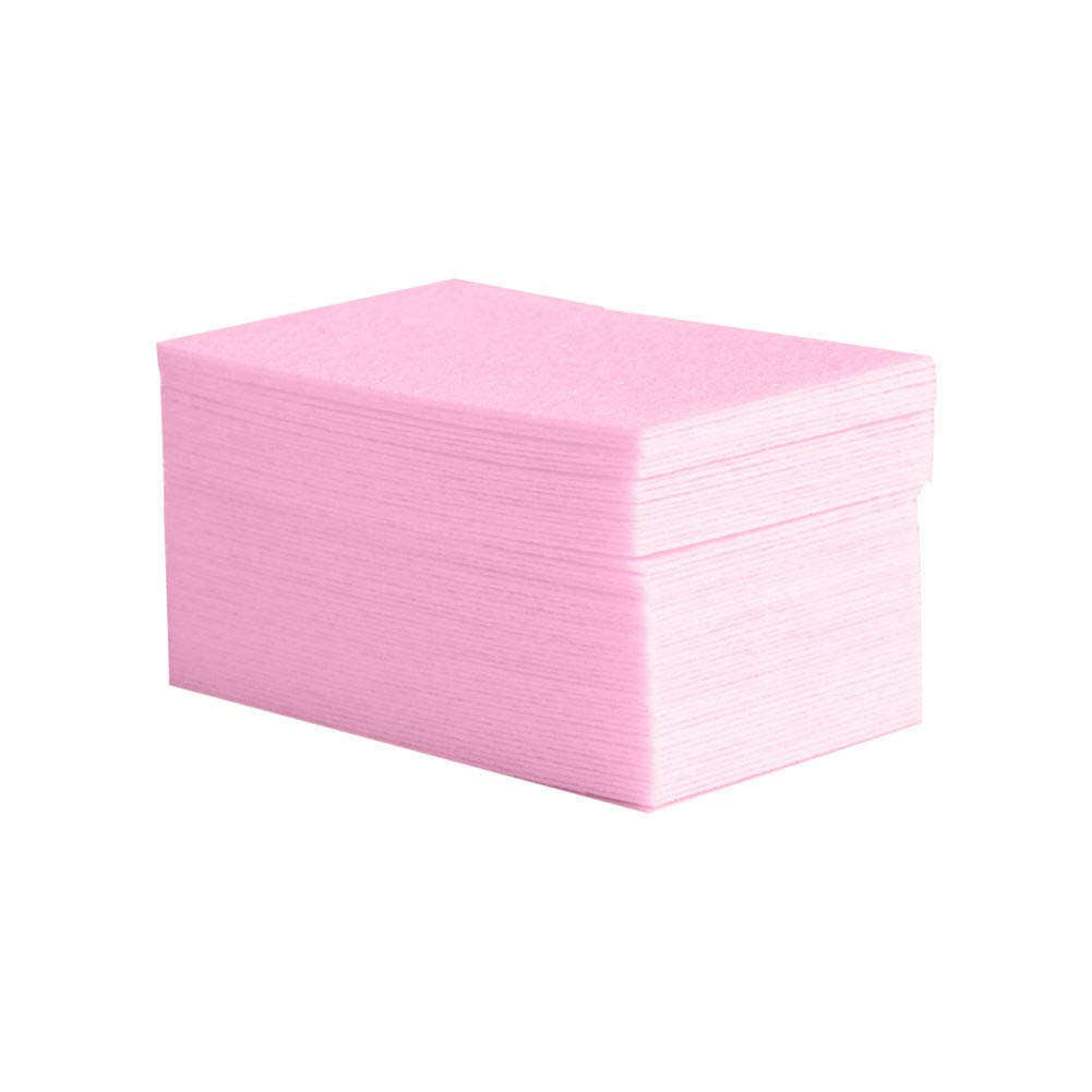 600pcs Pink Nail Polish Remover Pads - Manicure Wipes for Gel & Acrylic Nails