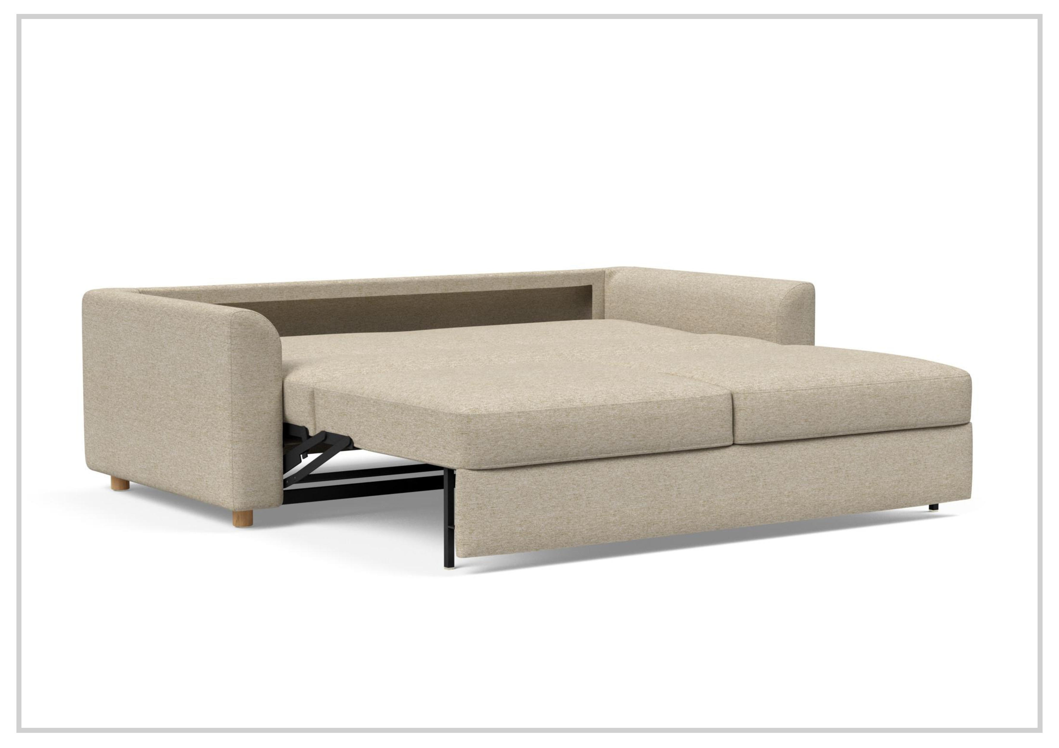 Innovation Living Neah Fabric 2-Seater King Size Sleeper Sofa Bed - Convertible Comfort for Small Spaces & Guest Rooms