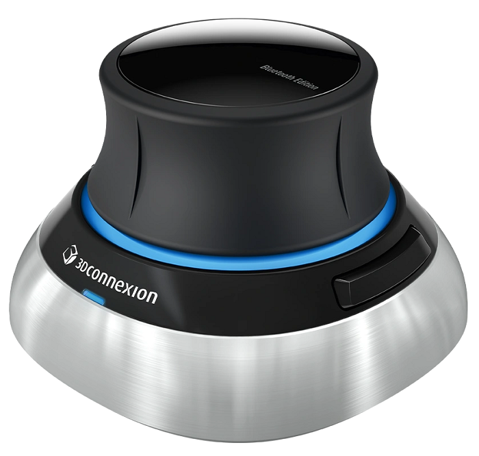 3DConnexion SpaceMouse Wireless Bluetooth 3D Mouse for CAD Design | Ergonomic 3D Navigation Controller for Architects & Engineers | Perfect for SolidWorks, AutoCAD & Maya