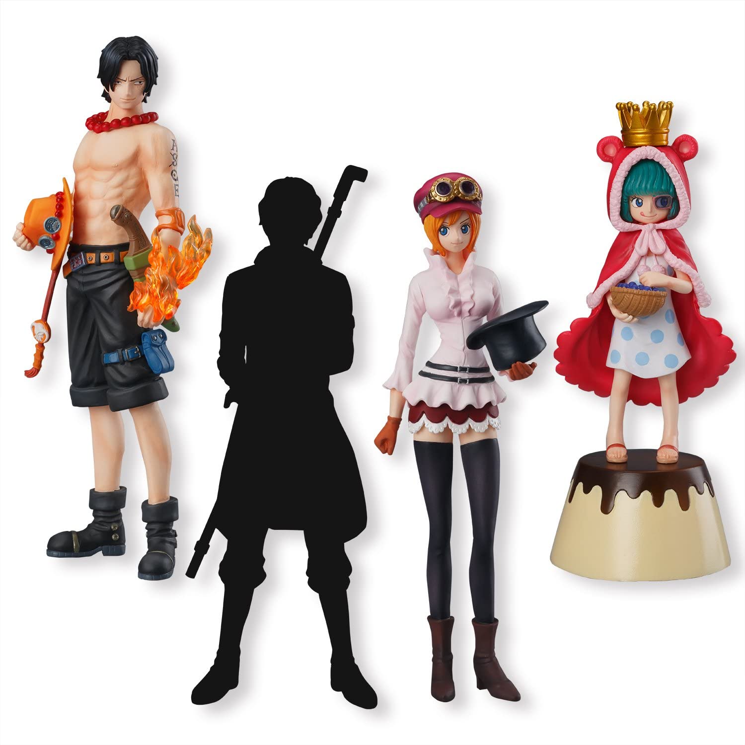 Bandai Super One Piece Styling Flame of the Revolution Action Figure Set - 10-Piece Collector's Box | Anime Figures for Display, Gifts & One Piece Fans