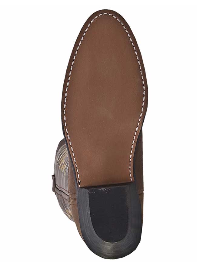 Laredo 5742 Women's Kadi Round Toe Leather Boots - Brown Cowboy Boots for Western Riding, Country Fashion & Casual Outfits