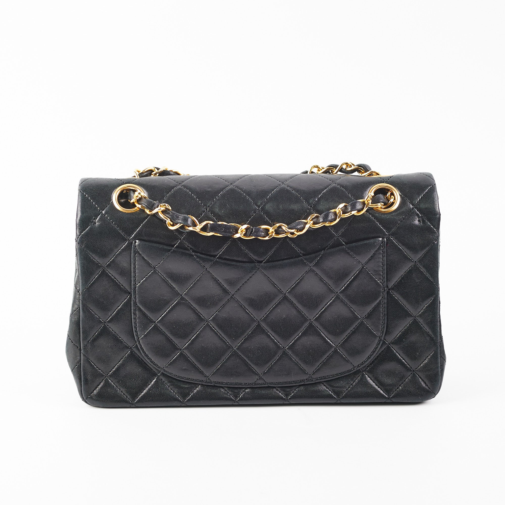 Chanel Small Classic Flap Bag Gold Hardware Black Leather Crossbody Purse for Women | Luxury Designer Handbag for Evening Parties & Date Nights